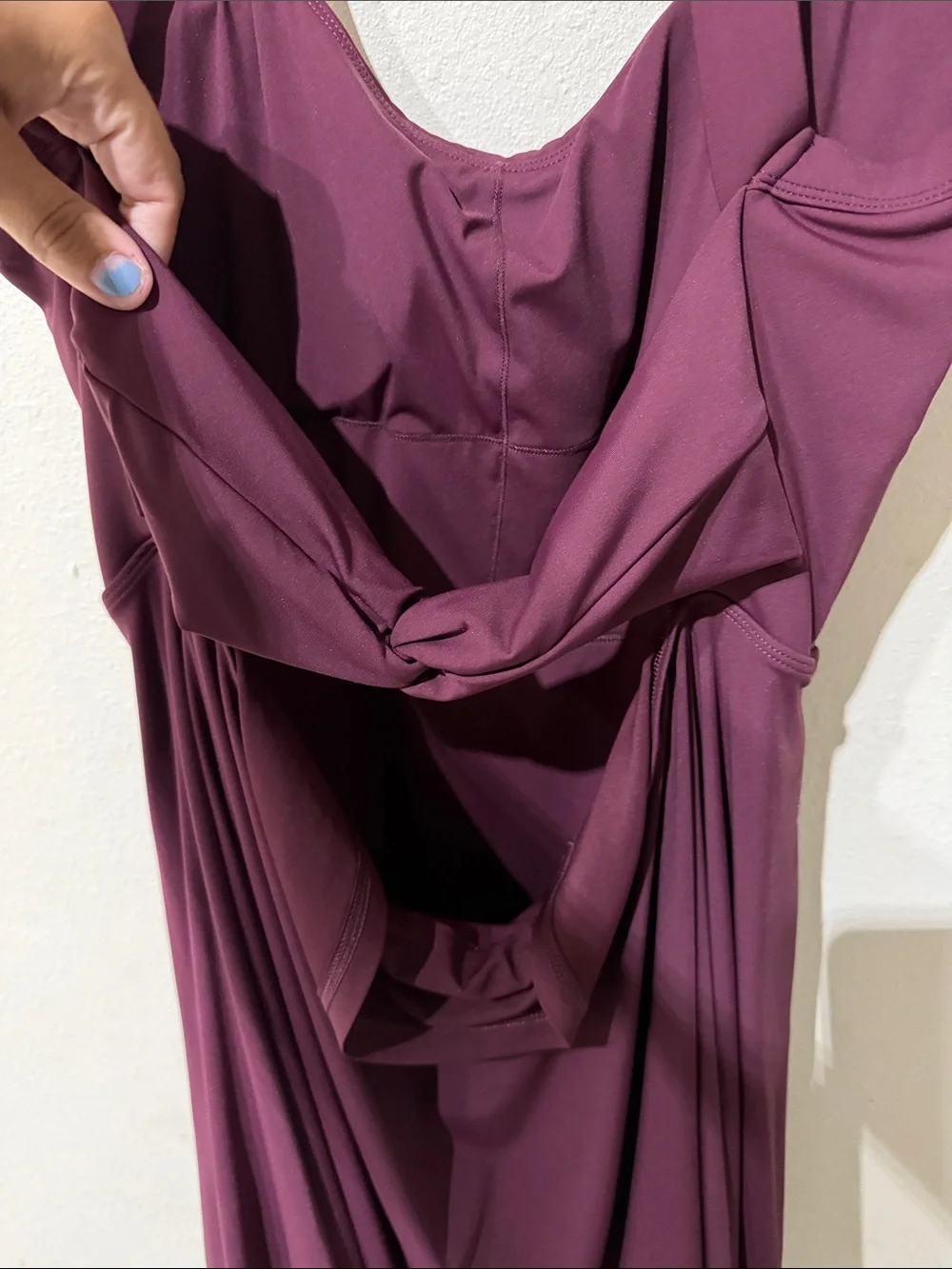 HalaraSoftlyZero Airy Backless Twist Flare Active Dress Longer Length Easy Peasy